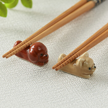 Nitori home furnishing japanese cute tableware accessories exquisite cartoon chopsticks pillow 2-pack dogs