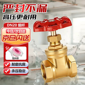 Cast solid brass gate valve internal thread tap water valve hard seal brass ball valve dn20 copper stem