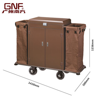 Southern guest room work vehicle hotel service vehicle linen vehicle multi-functional cleaning vehicle hotel room entrance vehicle with door and cover upgraded model c-38a iron paint