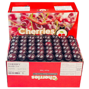 Enjoy chilean cherries at the tip of your tongue. imported fresh fruits for the new year j2j3j4j5j optional. next-day delivery in many places. 3kg (net weight) 3jjj grade 30-32mm big mac | contains 4kg box special cold chain packaging