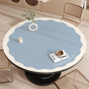 Fantasy small round table table mat disposable round coffee table table cloth green out of blue 50cm diameter round