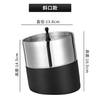 Yusenyi 304 stainless steel ice bucket champagne bucket red wine foreign wine beer ice bucket ktv bar insulation ice wine bucket ice bucket thickened inclined mouth ice bucket (silver) bright