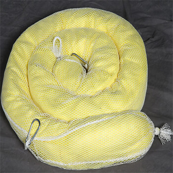 Industrial oil-absorbing rope, chemical oil-absorbing rope, oil-absorbing rope, water ground interception, absorbing oil pollution, chemical oil-absorbing cotton rope, 12.7cm*6m, yellow