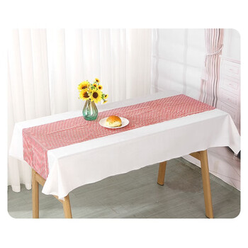 Fantasy tablecloth rectangular children's day birthday party tablecloth 12060 layout tablecloth extra thick red stripe 1.2x1.6 meters 10 sheets