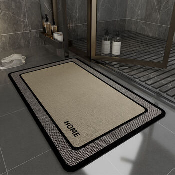Fantasy floor mat absorbent toilet door step mat bathroom toilet carpet rectangular west asia style 50x80cm thickened 5mm high quality