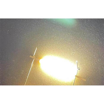 Dengshitang led ceramic filament lamp beads 26mm/38mm/17mm/58mm/63mm high brightness lamp beads retro anti-tungsten filament light source diy3v.5v warm white light filament gold warm light led ceramic lamp 38mm 3v