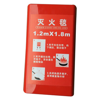 Boxed 1.2mx1.8m fire blanket fiberglass fire certified fire blanket escape car home use