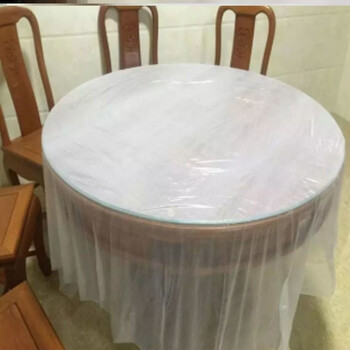 Fantasy tablecloth round tablecloth banquet wedding white thickened 180x180 60 pack 600 sheets disposable