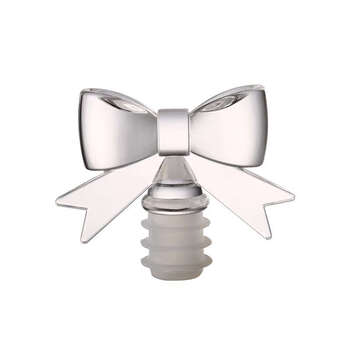 Yusenyi red wine stopper champagne stopper bow fairy style sealed wine bottle stopper white