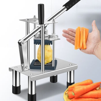 Fantasy commercial potato slicer, potato slicer, multifunctional vegetable cutter, radish and cucumber special cutting and dicing machine, 7mm potato slicer, nylon cover does not rust