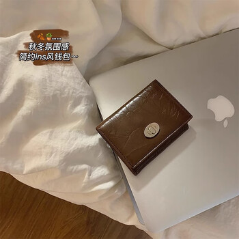 Other/other texture is amazing. designed specifically for korean female students. exquisite, durable, portable, solid color, short brown