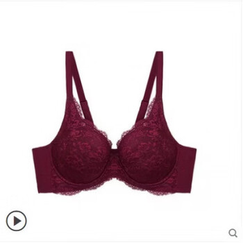 Triumph official flagship authentic underwear lace support full cup thin cup push-up f cup bra 16-8619 71 red 80e