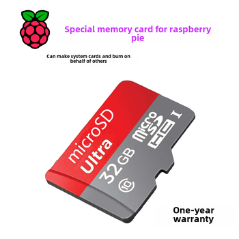 Raspberry pi memory card micro tf card 16gb high-speed card replaceable system compatible with 3b 3b+ 4b raspberry pi 16gb high-speed card empty card