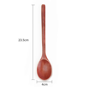 Tuojin imported quality natural wood long-handled spoons from germany, chopsticks, household japanese-style pointed portable bags, travel packages, long-handled spoons, nanmu