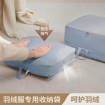 Baicaoyuan down jacket storage bag compressed suitcase travel bag portable clothes clothing home quilt portable organizing bag