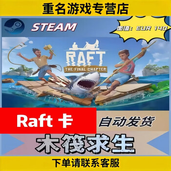 Raft card recharge card, euro face value, official card number will be shipped automatically, do not reveal the card number to others, 140 euros