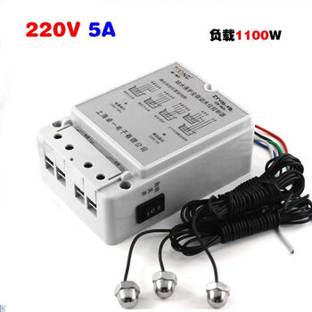 Jieyunmao fully automatic water level controller water tower water pump automatic controller liquid level automatic switch automatic water supply device 220v+5a+ probe