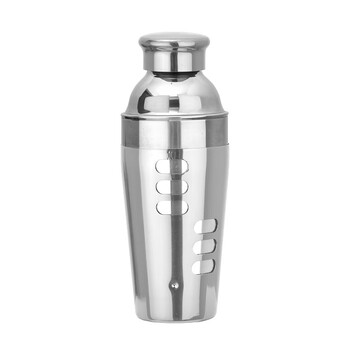 Large-capacity double-layer scale formula cocktail shaker stainless steel electroplating gun black cocktail cup bar multi-function cocktail bottle stainless steel original color