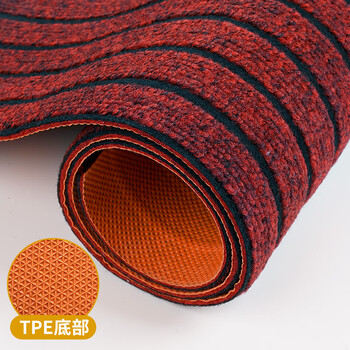 Fantasy carpet commercial large area door mat entrance hotel elevator corridor stair mat outdoor waterproof anti-slip mat customized dark red tp environmentally friendly anti-slip bottom please contact for customization support returns and exchanges