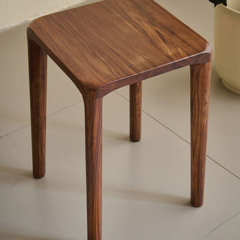 Fantasy new black gold wood dining table stools home living room dining stools stackable dining chairs high square benches black gold wood mortise and tenon stools single pack