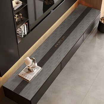 Fantasy light luxury high-end tv counter top mat waterproof and anti-washable dining table mat entrance shoe cabinet coffee table tablecloth ferrag 30x240cm