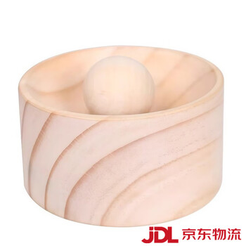 Aoyanlai new dumpling maker wooden round kitchen household dumpling wrapper mold with water-coated skin non-stick dumpling wrapper upgraded dumpling wrapper artifact 1 pack round ball + base selected solid wood