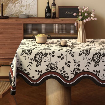 Fantasy tablecloth disposable tablecloth coffee table tablecloth fujiying old building special shape 140x220cm suitable for 80x160 long table