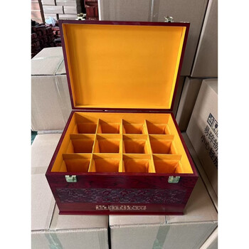 Yonghuan town collection wooden box wine box 12 liquor wooden box gift box sealed wine packaging box 12 zodiac red special edition