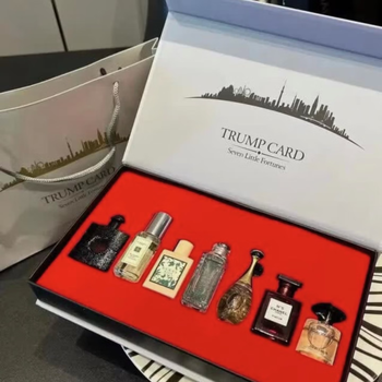 D'ao sample perfume set, counter gift box, trial pack, valentine's day, valentine's day, birthday gift for wife and lover, 7 small blessing gift box gift bag