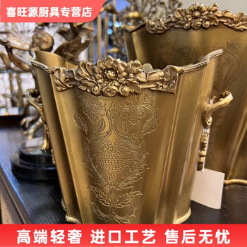 Mppmck nordic personality 304 stainless steel ice bucket indian imported american brass champagne ice bucket european light luxury creative red medium size (ready in stock)