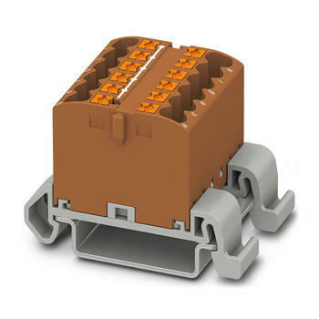 Phoenix terminal distribution block-ptfix 12x2.5-ns35a bn-3273164 8 pieces in a pack