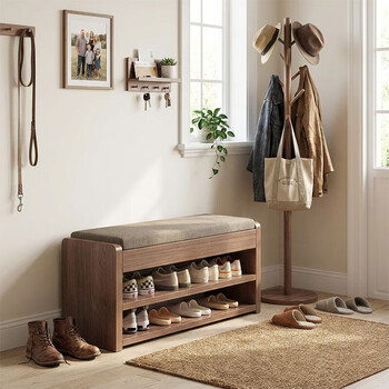 Ouyilang's home shoe-changing stool and shoe cabinet integrated doorway home shoe-changing stool and door-to-door stool 2025 new model can sit and store shoe racks