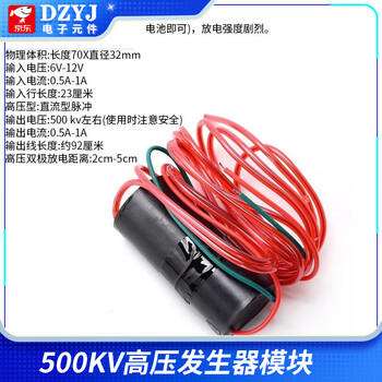 Dzyj arc pulse dc 400/1000kv pulse inverter generator ignition coil module high voltage package set 500kv high voltage generator module