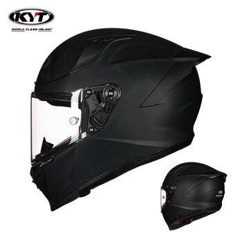 Kyt official authentic imported full-face motorcycle helmet winter warm windproof track helmet st-04 matte black l