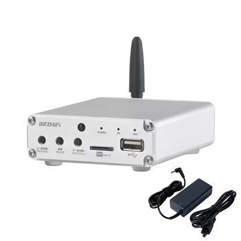 Weiliang audio brzhifi digital player dvp10a audio receiver es9018 decoder bluetooth 5.3 pdv10a power amplifier + 19v3.43a power supply