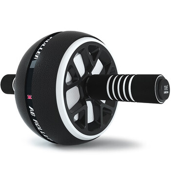 Aimeishi abdominal wheel fitness equipment home men's abdominal wheel abdominal machine exercise abdominal exercise roller abdominal chest muscle training black and white abdominal wheel