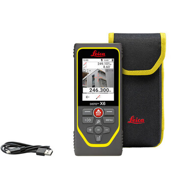 Leica laser rangefinder x6 outdoor 250 meters high-precision infrared outdoor household room measuring instrument electronic ruler leica x6 standard