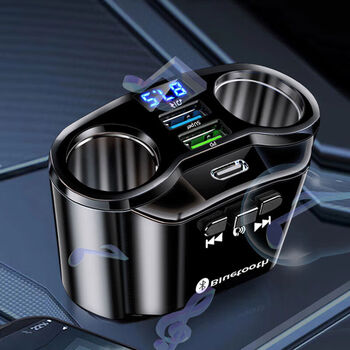 Yusenyi car bluetooth receiver fast charging navigation mp3 playback aux lossless sound quality usb truck u disk module high frequency one to five 002pd66w fast charging car bluetooth