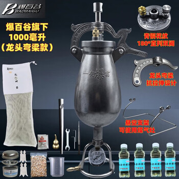 304 stainless steel household mini popcorn machine grain amplifier harvest popcorn machine small household 1000 ml suspended art stand upgraded version