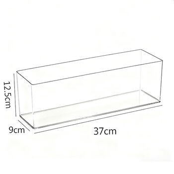 Fantasy ice bucket ice cube storage box round cylinder transparent disc tray cylindrical portable tube barrel beer 37x9x12.5cm 1 piece pt high transparent thick