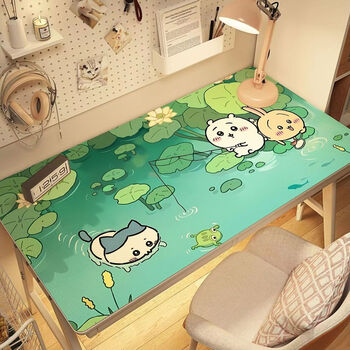 Fantasy leather table mat waterproof dormitory desk mat office desk mat coffee table protective mat 635 70x140cm curly wrinkle