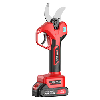 Prond lithium electric scissors rechargeable pruning branches fruit tree gardening scissors pruning tree scissors pruning artifact brushless large opening can cut 4cm dual electric