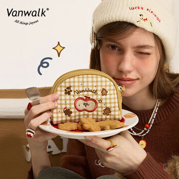 Series of gift bags for girls, portable key bag, apple gingerbread