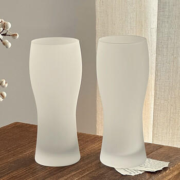 Fantasy texture beer cup, craft wheat draft beer cup, juice cup, cold drink cup, frosted beer cup, 2 pieces