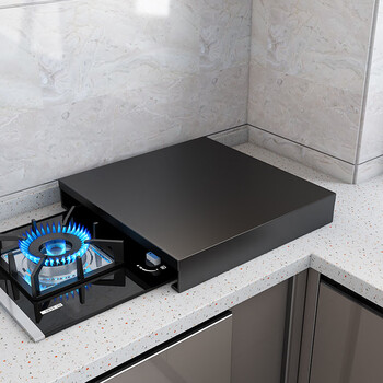 Fantasy kitchen carbon steel shelf gas stove free pot rack extra thick black paint bracket for customization please contact customer service do not shoot directly丨120 levels