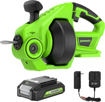 Greenworks 24v cordless lawn trimmer home gardening power tool