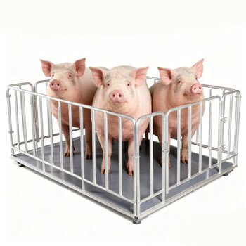 Floor scale weighing pig and cattle fence with thickened 1-3 tons anti-shake prevention and control logistics 5-ton wireless electronic scale yaohua wired instrument 1.5*3 meters (5 tons) heightened and thickened