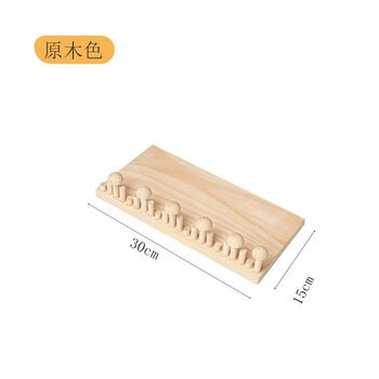 Fantasy storage rack hanging wall storage rack wall storage board long sofa one-word partition nordic storage rack hanging on the wall 30x15 mushroom head