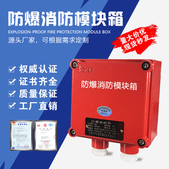 Explosion-proof fire module box fire button safety barrier box alarm junction box monitoring terminal block floor display box 600x800x200