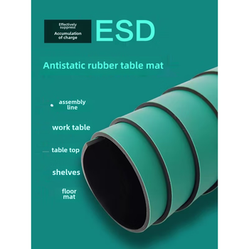 He jiagong workbench table mat green rubber floor mat green leather table mat leather floor mat floor mat insulating floor mat rubber 0.8 meters wide * 1 meter long * 2mm thickness green